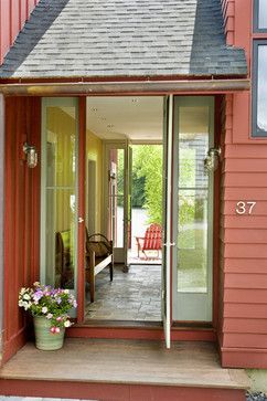 Garage Attached With Breezeway Design Ideas, Pictures, Remodel, and Decor - page 10 Garage Floor Paint, Garage Addition, Lakeside Cottage, Garage Remodel, Mudroom Design, Casa Patio, Residential Architect, Red House, Garage Design