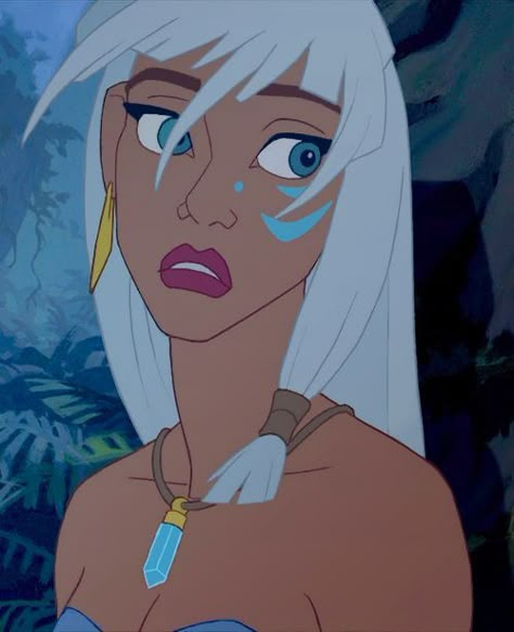 From Atlantis: The Lost Empire (2001) Kida Disney, Princess Kida, Kida Atlantis, Lost City Of Atlantis, Atlantis The Lost Empire, Animation Disney, Dekor Diy, Bi Panic, Disney Cosplay