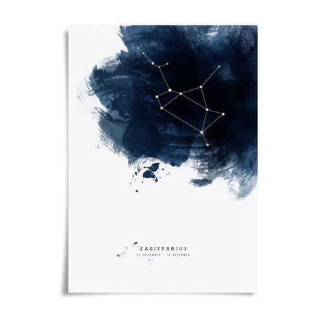 Constellation Wedding, Galaxy Party, Sagittarius Constellation, Aquarius Constellation, Buch Design, Constellation Print, 22 December, Blog Logo, Zodiac Star Signs