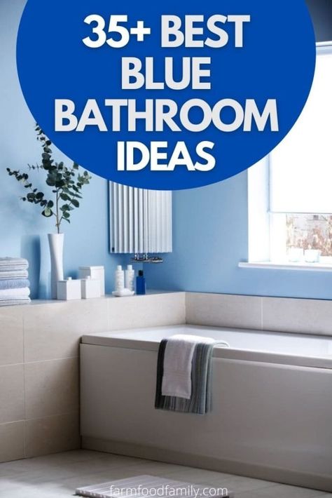 35+ Best Blue Bathroom Ideas and Designs (With Pictures) 38