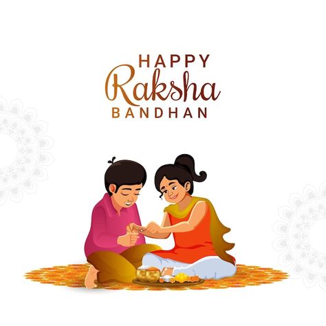 Raksha Bandhan Illustration Art, Raksha Bandhan Stickers, Rakhi Creative, Rakhi Illustration, Raksha Bandhan Illustration, Happy Rakshabandhan Creative, Rakhi Background, Raksha Bandhan Creative, Raksha Bandhan Banner