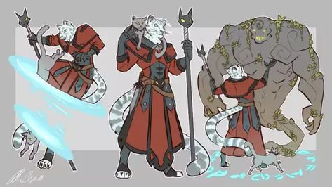 Tabaxi Wizard, Cat Familiar, Dungeons And Dragons Races, Egypt Concept Art, Dnd Races, Werewolf Art, Fantasy Drawings, Creature Drawings, Character Designer