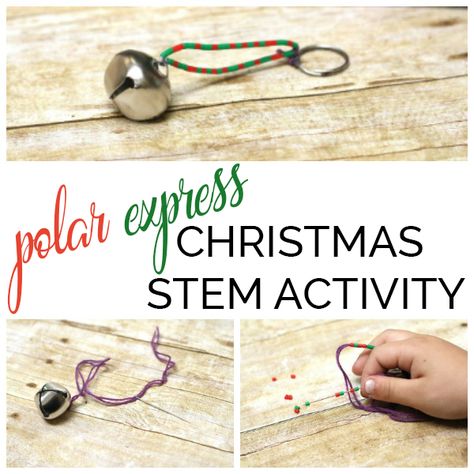 Polar Express themed STEM activity that creates a Key Chain at the same time. Use coding to create this Bell Key Chain for The Polar Express Book. Polar Express Book, Polar Express Activities, Polar Express Bell, Polar Express Christmas Party, Christmas Stem Activities, Polar Express Christmas, Steam Lab, Polar Express Train, Christmas Stem