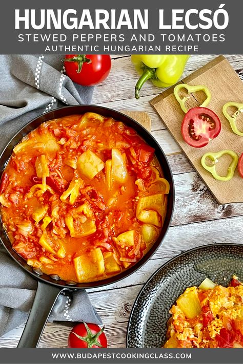 Hungarian Peppers, Tarragon Recipes, Chicken Handi, Tomato Stew, Hungarian Cuisine, Stewed Potatoes, Everyday Dishes, Vegetable Stew, Easy Comfort Food