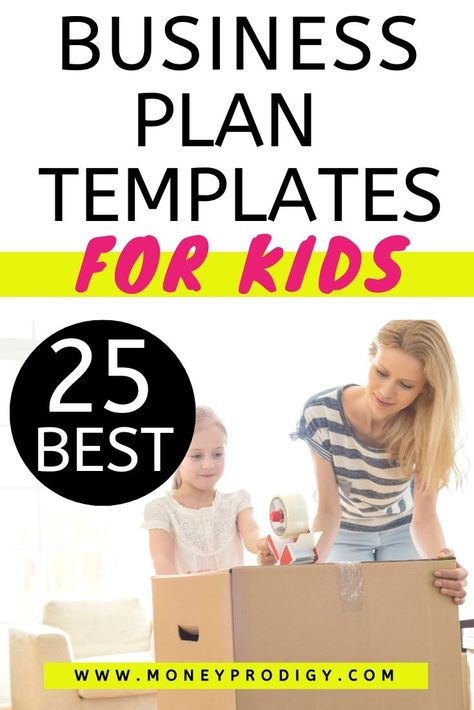 Free kids business plan templates - I've been looking for these, and am SO happy I finally found this article with free printable kids business plans. Great ideas for children and teens to start a business - or even just learn HOW to start a business by writing a plan. Create your own business ideas for kids and teens. #teenmoney #kidpreneur #kidentrepreneur Entrepreneur Day Ideas For Kids, Kidpreneur Ideas, Kids Business Ideas, Kids Entrepreneur Ideas, Kids Entrepreneur Ideas Schools, Young Entrepreneur Ideas, Kid Entrepreneurs Ideas, Teaching Kids Finances, Kids Financial Literacy