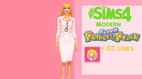 Modern Princess, Sims 4 Mm, The Sims4, Maxis Match, Sims 4 Custom Content, Princess Peach, Sims 4, Aurora Sleeping Beauty, Disney Princess