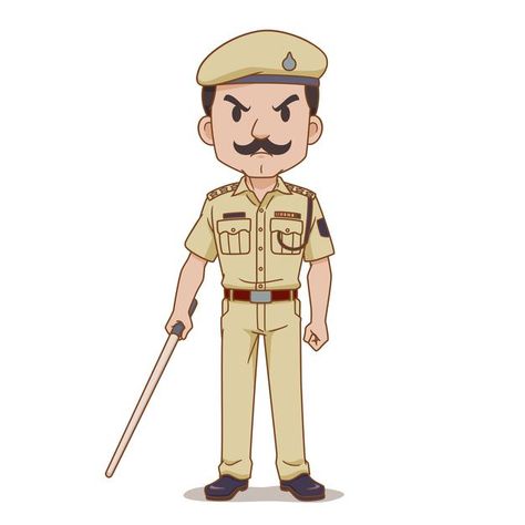 Police Art, Indian Police, Community Workers, Community Helper, Police Uniforms, Isometric Illustration, Cartoons Png, Policeman, Emergency Vehicles