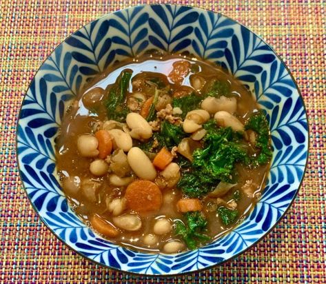 Lemony White Bean Soup with Turkey & Greens – Weeknight Gourmet Lemony White Bean Soup With Turkey And Greens, Lemony White Bean Soup, Soup With Turkey, White Bean Kale Soup, New York Times Cooking, White Bean Soup Recipes, Lemon Soup, Quinoa Soup, Soups Stews Chilis