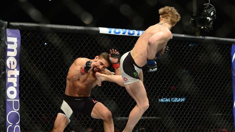 Watch McGregor vs. Mendes full fight video highlights from UFC 189's main event. Chad Mendes, Connor Mcgregor, Notorious Conor Mcgregor, Can't Sleep, Conor Mcgregor, Cant Sleep, Main Event, Ufc, Martial Arts