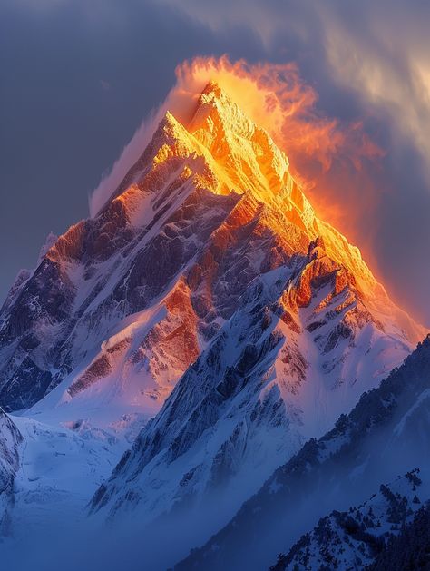 #MeiliSnowMountain #GoldenLight #Fluorescence #HolyLight #ExquisiteDetails #3:4AspectRatio #Stylization250 Golden Mountain, Gold Glow, Holy Mountain, Rosé Phone, Inspirational Digital Art, Snow Mountains, White Mountains, Golden Light, Snow Mountain