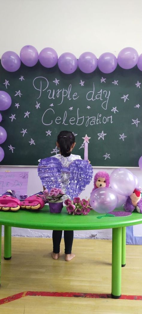 Brainy Stars International Montessori & School
Visit: https://brainystars.com/
Email: info@brainystars.com
Contact: 7338388817; 7406011661                                                                                                                                                                      #purple #kids #school #purpleday #schoolkids #teachers #colourday #schoolactivity Color Day, Purple Day, Love And Happiness, Child Day, Preschool Crafts, Learning Activities, Purple Color, Helping Kids, Activities For Kids