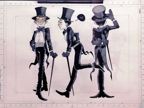 Juanmao Top Hat Drawing, Mermaid Sketch, Hat Illustration, Top Hats, 영감을 주는 캐릭터, Illustration Character Design, Art Block, Top Hat, 그림 그리기