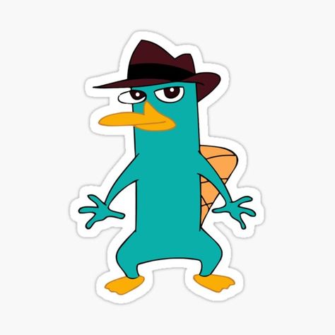 Millions of unique designs by independent artists. Find your thing. Perry The Platypus, Kids Tv Shows, Phineas And Ferb, Platypus, Sticker Pack, Printable Stickers, Stickers Packs, Sticker Design, Sell Your Art