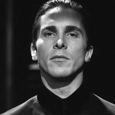 Christian Bale, A Man, Black And White, White, Black