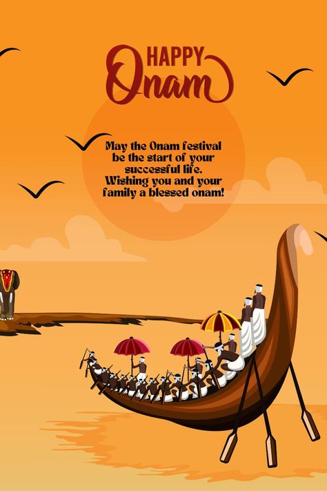 Happy Onam! Onam Quotes, Happy Onam Wishes, Onam Greetings, Onam Kerala, Graphic Design Inspiration Typography, Onam Wishes, Onam Celebration, Onam Festival, Happy Onam