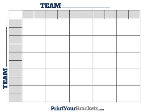 Printable College Football 25 Square Grid Free Printable Football Squares, Football Office, Super Bowl Pool, Football Squares Template, Super Bowl Bingo, Chiefs Superbowl, Superbowl Squares, Boxes Printable, Football Squares