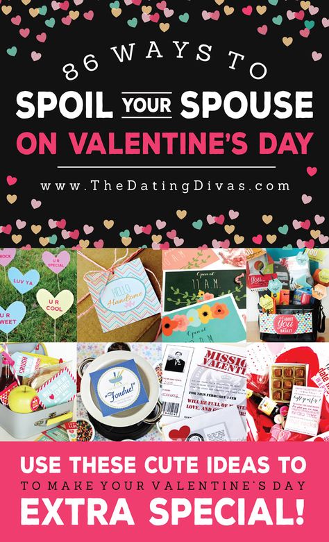 86 Ideas to Spoil Your Spouse for Valentine's | The Dating Divas Valentine's Sweets, Valentine Stuff, Happy Hearts Day, The Dating Divas, Valentine's Day Printables, Dating Divas, Sinful Colors, My Funny Valentine, Valentine's Day Quotes