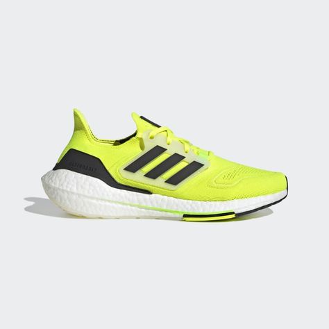 adidas Ultraboost 22 Shoes - Yellow | Men's Running | adidas US Ultraboost 22, Adidas Primeknit, Yellow Sneakers, Adidas Running Shoes, Adidas Ultraboost, Adidas Ultra Boost, Ultra Boost, Black Running Shoes, Man Running