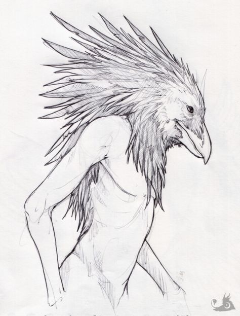 Crow Human Hybrid. Super cool! Bug Human Hybrid, Crow Human Hybrid, Human Animal Hybrid Drawing, Human Hybrid Art, Human Concept Art, Hybrid Drawing, Human Hybrid, Advanced Higher Art, Hybrid Animals