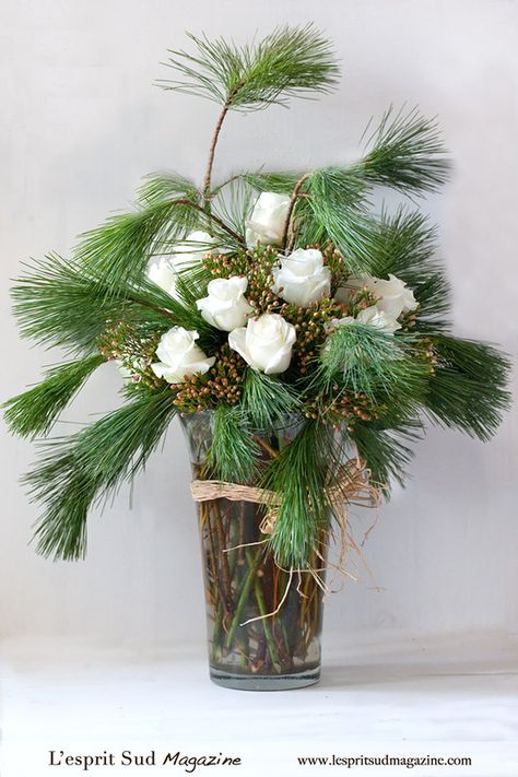 Princess Pine, Happy New Years Eve, Wedding Flower Arrangements, Christmas Floral, Sweet Life, Xmas Crafts, Holiday Design, Ikebana, New Year's