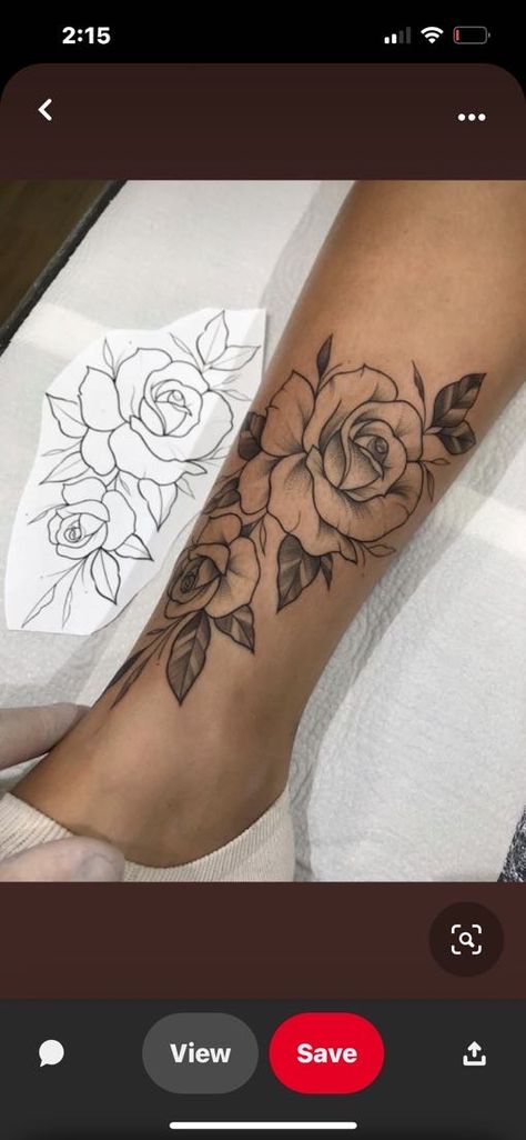 Small Roses Tattoo Women, Roses On Leg Tattoo, Ankle Tattoos For Women Flower, Rose Ankle Tattoos For Women, Rose Tattoo On Leg, Rose Tattoo Ankle, Rose Leg Tattoo, Rose Ankle Tattoo, Rose Foot Tattoo