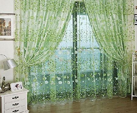 ZSL Small Flower Tulle Voile Door Window Curtain Green Drape Panel Sheer Scarf Valances For Bedroom Bath No description (Barcode EAN = 0739880176917). http://www.comparestoreprices.co.uk/december-2016-week-1/zsl-small-flower-tulle-voile-door-window-curtain-green-drape-panel-sheer-scarf-valances-for-bedroom-bath.asp Purple Sheer Curtains, Curtain For Door Window, Window Sheers, Tulle Curtains, French Windows, Voile Curtains, Sheer Curtain Panels, Living Room Balcony, Sheer Scarf