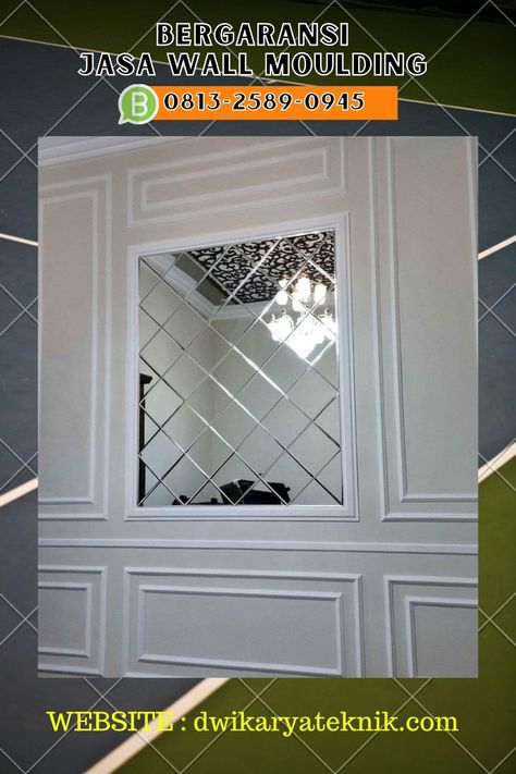 Jasa Wall moulding Magelang Gypsum Wall Molding Design, Gypsum Frames Wall, Wall Molding, Wall