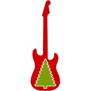 christmas tree guitar 99 Design, Guitar Design, Printable Patterns, Cut Design, Silhouette Studio, Silhouette Design, Design Store, Design Projects, Craft Projects