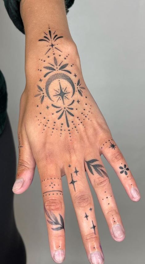 Pointer Finger Tattoo, Morgan Tattoo, Mandala Hand Tattoos, Tato Jari, Tato Henna, Finger Tattoo For Women, Finger Tats, Knuckle Tattoos, Hand And Finger Tattoos