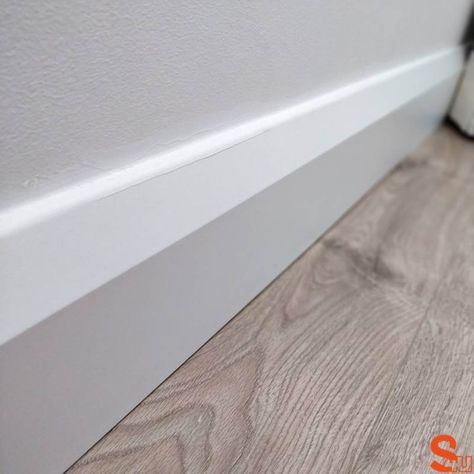 Skirting Board Ideas, Skirting Board Profiles, Chamfered Skirting, House Skirting, Mdf Skirting, Minimal Interiors, Minimal Interior Design, Simple Borders, Interior Design Themes