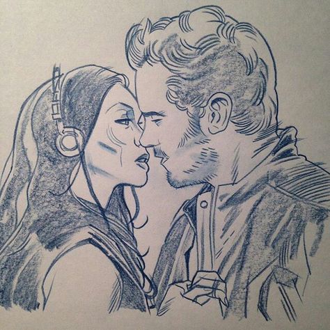 Star Lord Drawing, Guardians Of The Galaxy Drawing, Guardians Of The Galaxy Fanart, Gamora Drawing, Gardians Of The Galaxy Drawings, Star Lord And Gamora Fanart, Peter Quill And Gamora Fan Art, Star Lord Sketch, Guardians Of The Galaxy Sketch