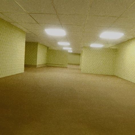 Level 1 Backrooms, The Back Rooms Level 0, Backroom Levels, Backrooms Level 0, Dreamcore Aesthetic, Weirdcore Aesthetic, Hallway Art, Nostalgic Pictures, Nostalgia Core