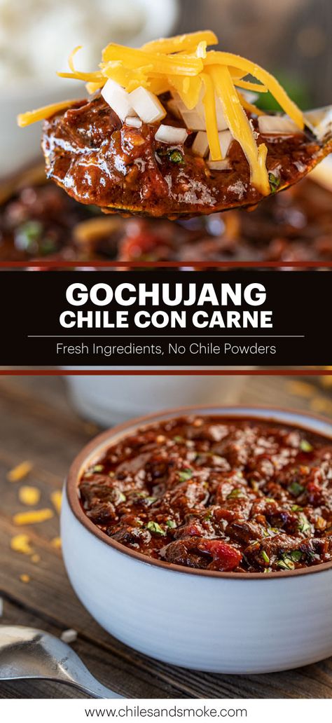 Recipes With Chili Paste, Meat Church Chili, Sweet Heat Chili, Dessert Chili Recipe, Spicy Beef Recipes, Chili Soup Recipe Easy, Unique Chili Ideas, Chile Recipes Beef, Unique Chilli Recipes