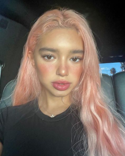 Princess Sab Zada, Sab Zada, Pelo Editorial, Light Pink Hair, Pastel Pink Hair, Light Blonde Hair, Blonde With Pink, Dyed Hair Inspiration, Hair Color Pink