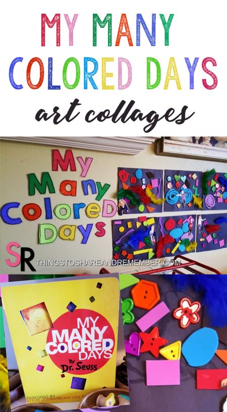 My Many Colored Days Collages #preschoolart #drseuss #colors #feelings #socialemotional #booksforkids #emotionaldevelopment #collageart #mymanycoloreddays #shapes #MGTblogger #mothergoosetime Prek Feelings Crafts, Feelings And Emotions Preschool Theme, Emotion Activities For Preschool Crafts, Emotion Art Preschool, Preschool Feelings Crafts, Feelings Preschool Activities, Feelings And Emotions Preschool, Dr Seuss Crafts For Preschoolers, Days Worksheet