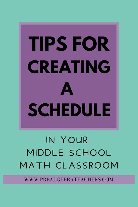 As a middle school math teacher, you know firsthand how important it is to create a consistent set of expectations for students in your math classroom. Click the link for great tips on how to create and establish a positive structure and workable schedule in your math classroom! Classroom Organization Middle School Math, Classroom Management Middle School, Classroom Management For Middle School, Classroom Setup Middle School, Math Teacher Classroom, Middle School Schedule, Creating A Schedule, Middle School Classroom Management, Math Tips