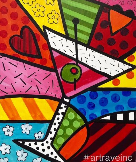 Drawing Ideas 2023, Painting Drawing Ideas, Romero Britto Art, Painting 2023, Britto Art, Cubism Art, Diy Canvas Art Painting, Amazing Art Painting, Art Drawings For Kids