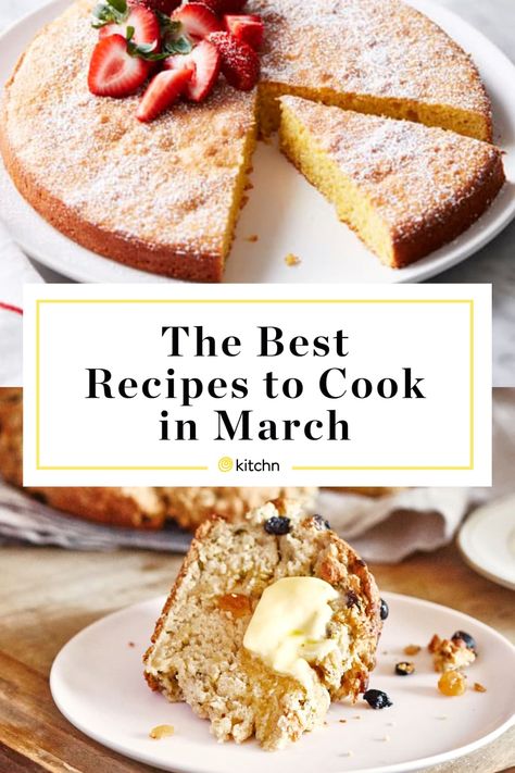 The 31 Best Recipes to Cook This March March Recipes, Spring Recipe, Flourless Cake, Recipes To Cook, Seasonal Cooking, Ground Beef Tacos, Beginning Of Spring, End Of Winter, Passover Recipes