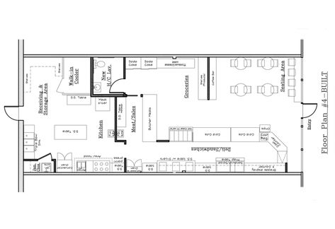 Deli Butcher Shop Design, Butcher Store, Surf Cafe, Fridge Design, Small Restaurant Design, Meat Store, Store Plan, Restaurant Plan, Plan Layout