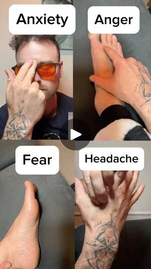 117K views · 4.8K reactions | Some solid energy points you can add to your toolbox!

Between the brows point is amazing for calming the spirit
The hand point is the command point of the face and jaw.
The bottom of the foot is the major kidney point related to
The top of the foot is the major point related to anger.

Spend enough time on the desired point until you feel a physiological change,

Focus on your breathing and do it in a quiet environment for best results!

#bodywork #selfcare #fear #anxiety! | Key Reteff Reflexology Foot Chart Pressure Points, Reflexology Foot Chart, Foot Reflexology Massage, Pointing Hand, Reflexology Massage, Foot Reflexology, October 29, Pressure Points, Reflexology