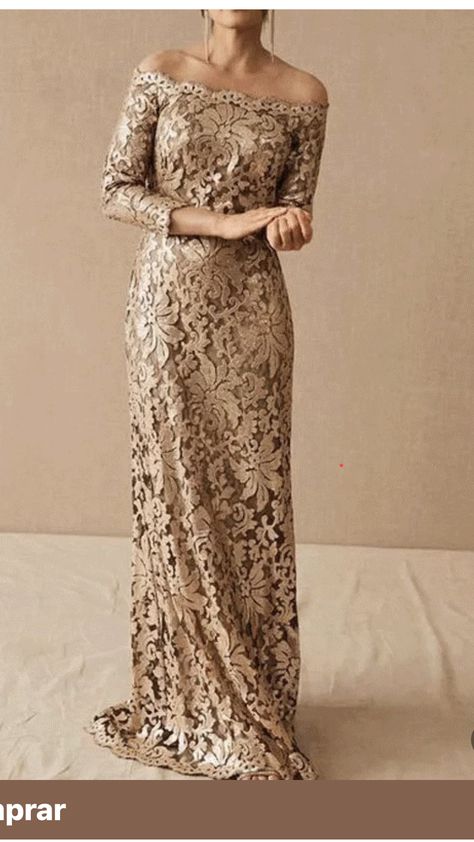 Modern Bridal Dress, Gaun Dress, Mom Wedding Dress, Western Gown, Formal Fashion Women, Wedding Dress Jewelry, Mother Of The Bride Dresses Long, Lace Dress Styles, Mother Of Groom Dresses