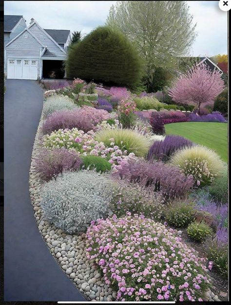 Backyard Deck Ideas, Creative Backyard, Front Garden Landscape, Front Garden Design, Front Landscaping, Have Inspiration, Planter Ideas, Outdoor Gardens Design, Backyard Deck