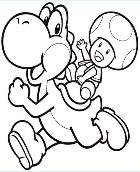 Fun Yoshi coloring pages for your little one. They're free and easy to print. The collection is varied for different skill levels. Pin it. #freeprintables #yoshi #mario #supermario #coloringpages #freecoloringpages Yoshi Coloring Pages, Mario Diy, Yoshi Drawing, Mario Coloring, Gang Tattoos, Super Mario Coloring Pages, Mario E Luigi, Kids Colouring, Mario Coloring Pages