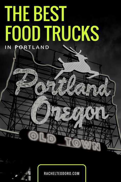 Portland Food Trucks, Portland Food, Visit Oregon, Best Food Trucks, Handmade Crafts Gifts, Artificial Christmas Garland, Best Street Food, White Lights, Funky Junk