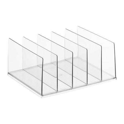 NEW Clear File Organizer, Clear Plastic Organizers, Obx House, Plastic Organizers, File Folder Organization, Label Makers, File Boxes, Boxes With Lids, House Organisation