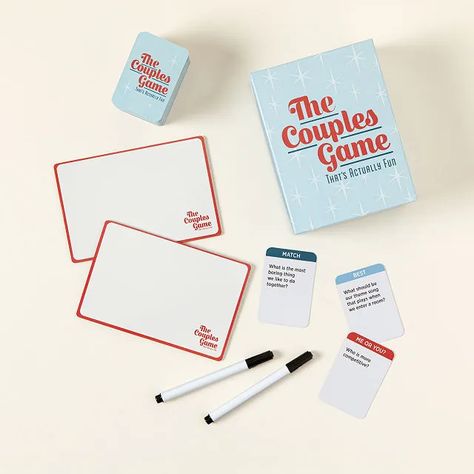 Romantic Gifts | Uncommon Goods Couples Party Games, Couple Party Games, Conversation Starters For Couples, Valentines Couple, Uncommon Goods, Valentines Day Couple, 카드 디자인, Couple Games, How To Improve Relationship