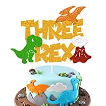 Check this out! Dino Birthday Cake, Dinosaur Birthday Decorations, 3rd Birthday Cake, Dinosaur Party Supplies, Dinosaur Birthday Party Decorations, Birthday Cake Decoration, 3rd Birthday Cakes, Celebration Decor, Dinosaur Birthday Party