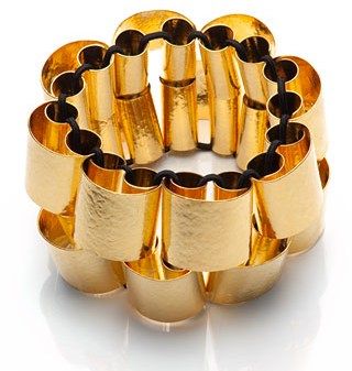 Hervé Van der Straeten Inspiring Bracelets, Herve Van Der Straeten, Van Der Straeten, Turned Art, Fashionable Accessories, Aurelie Bidermann, Big Necklace, Twisted Metal, Metal Chandelier