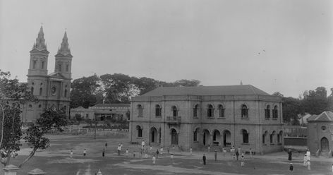 St. Patrick's Church, Bengaluru (Bangalore), Karnataka, India | Rare & Old Vintage Photos (1900) Vintage Bangalore, Old Vintage Photos, Bangalore India, Old Vintage, Bangalore, St Patricks, Vintage Photos, St Patrick, Layout