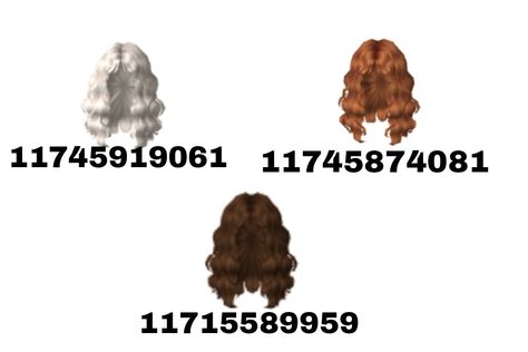 Curly Hair Brown, Roblox Id Codes, Roblox Id, Game Codes, Hair Brown, Orange Red, Brown Hair, Curly Hair, Curly Hair Styles